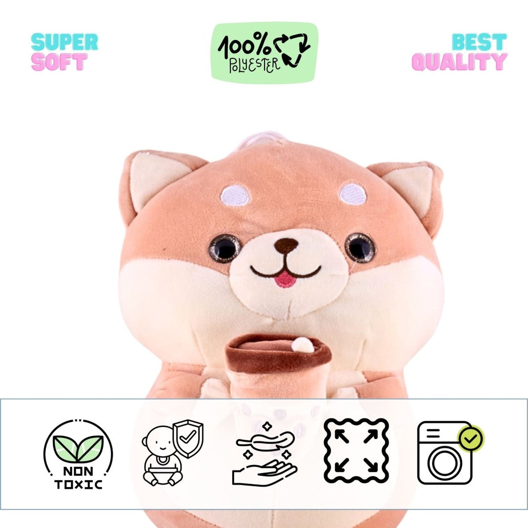 Cuddly Chubby Squirrel Plush Toy - 30 CM Soft Toys