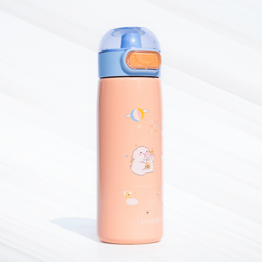 Cute Cartoon Printed Flask | Leakproof & Portable Flasks