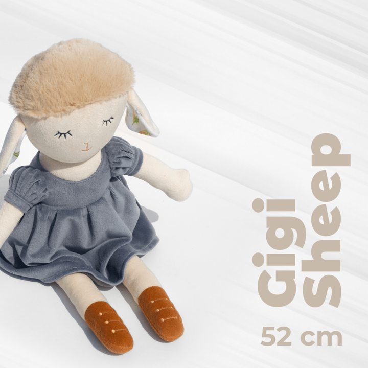 Gigi Sheep Doll – Soft, Stylish & Huggable Cuteness! Soft Toys