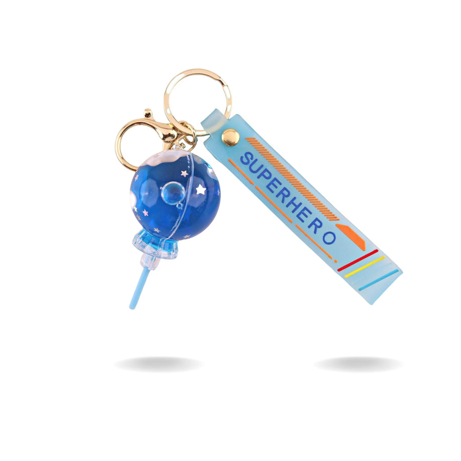 LOLLIPOP STAR KEYCHAIN Keychains CandyFlossstores BLUE 