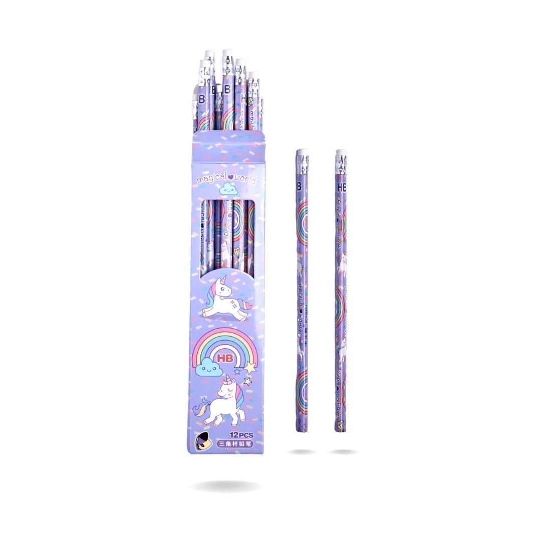 MAGICAL WORLD PENCIL SET - 12 CP Pencil