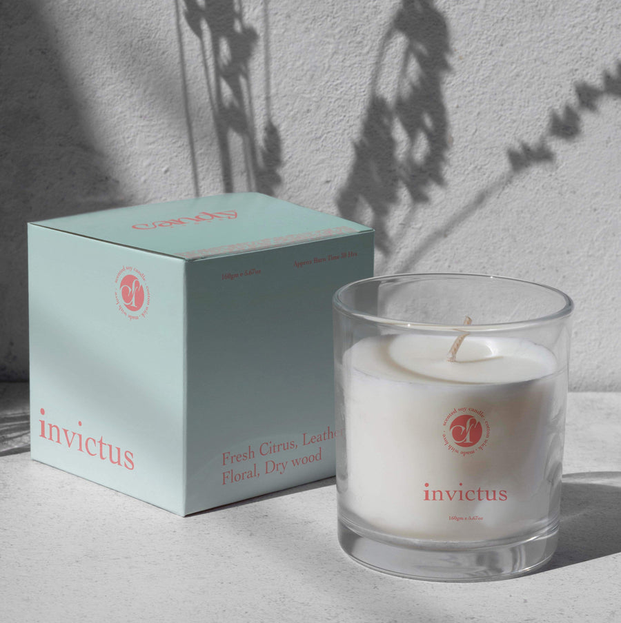 Scented Soy candle -Invictus (160 GM) scented candles CandyFlossstores 