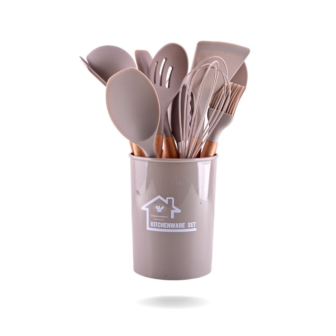 SILICONE SPATULA SET OF 12 Serving Cutlery