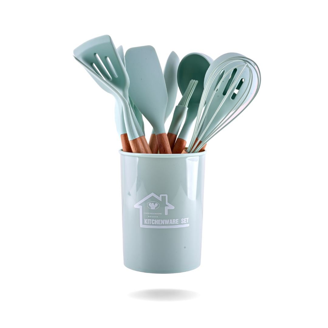 SILICONE SPATULA SET OF 12 Serving Cutlery