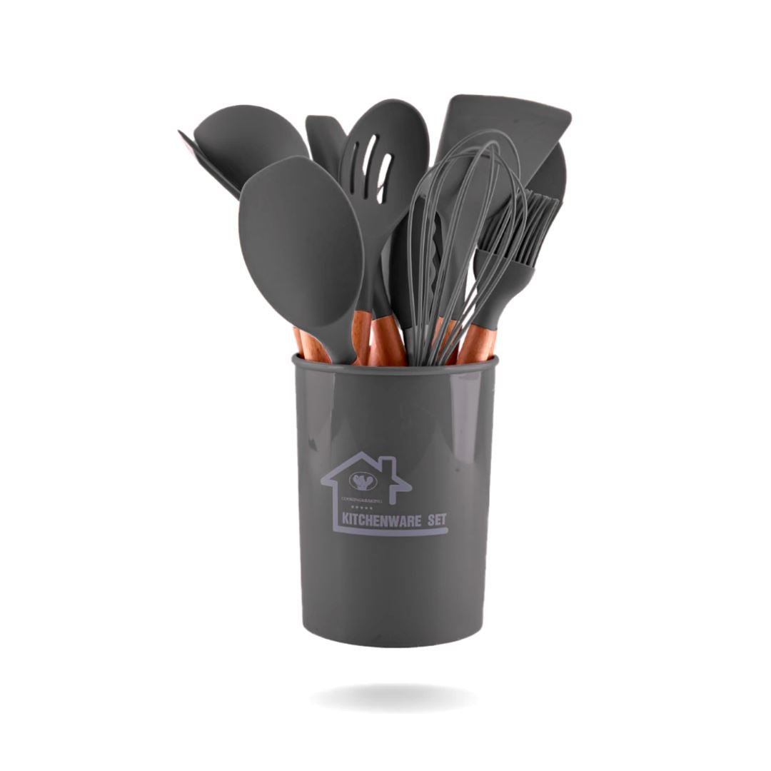 SILICONE SPATULA SET OF 12 Serving Cutlery