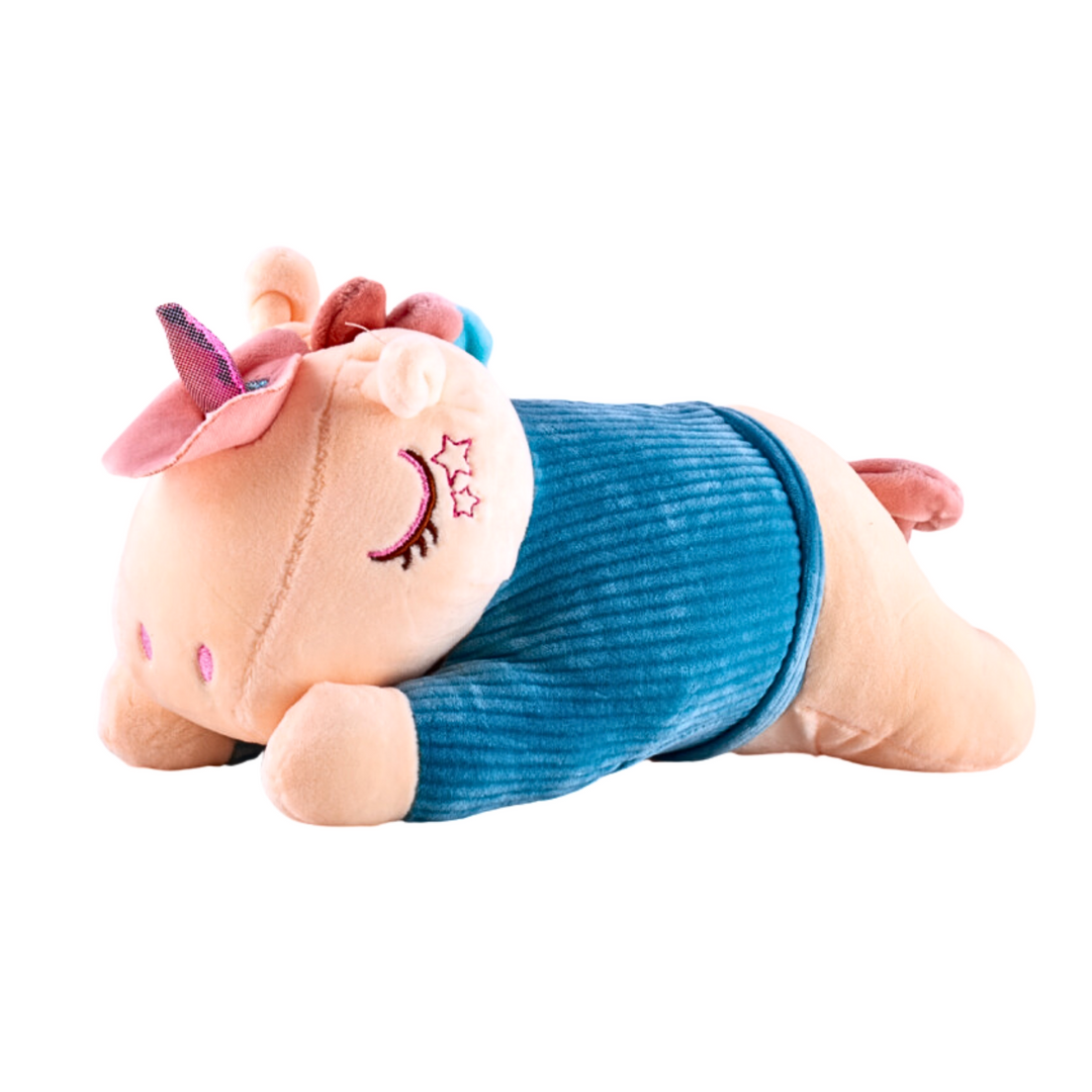 Little Sleeping Unicorn Plush Toy - 27 CM