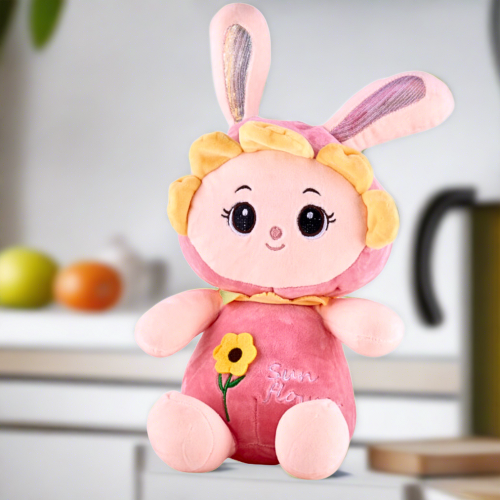 Sunflower Bunny Cute Plushie from Candy Floss