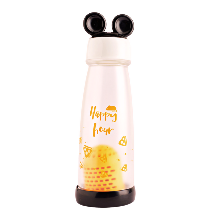cute water bottle with infuser and mickey mouse ear