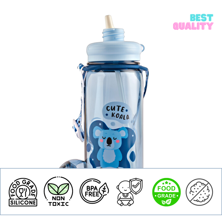 sipper water bottle with cute designs