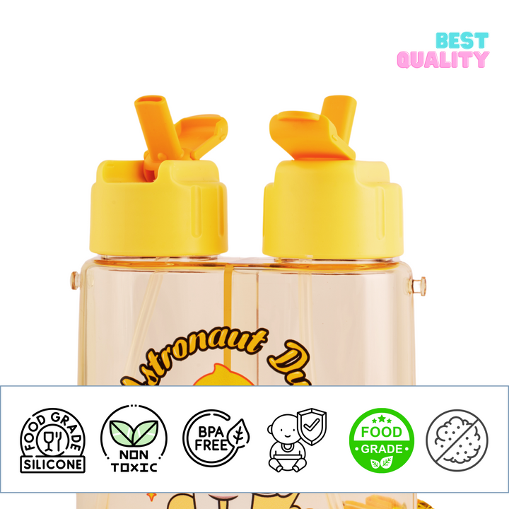 bpa free, non toxic child safe cute sipper bottles from candy floss