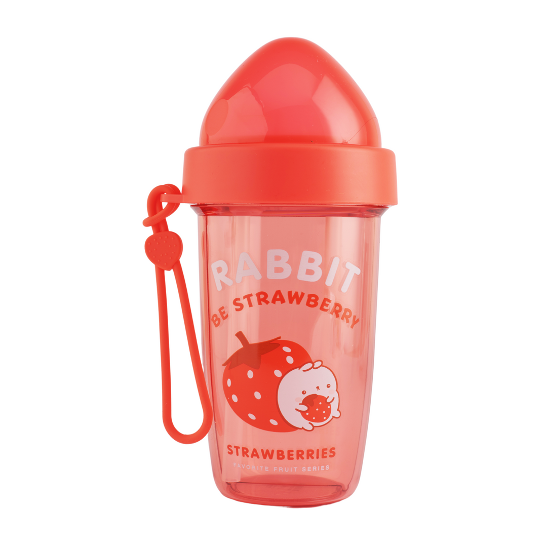Dual Delight: 2-in-1 Sipper Bottle with Cute Prints