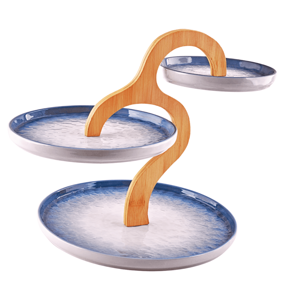 3 Tier Ceramic Tray Serving Trays and Bowls