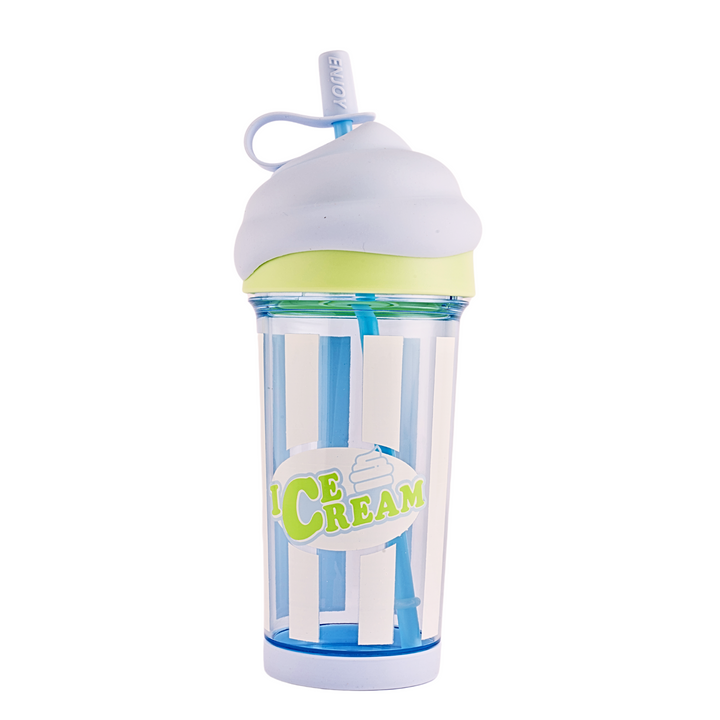 Pastel Ice Cream Sipper with Straw