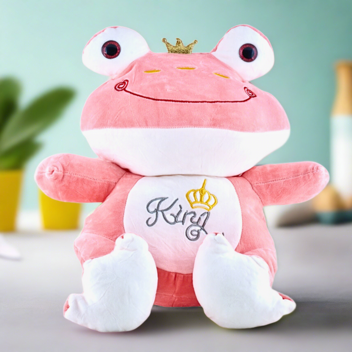 The King Frog Plush Toy