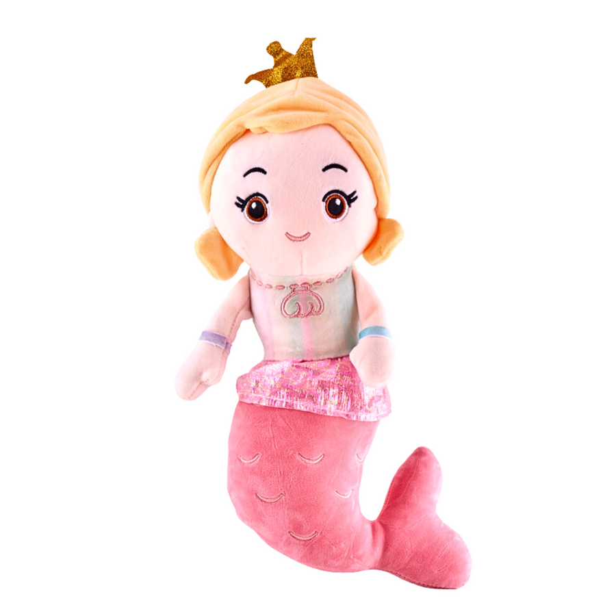 Adorable mermaid plush toy, super soft and cuddly! Perfect for mermaid lovers and those seeking a kawaii plushie.