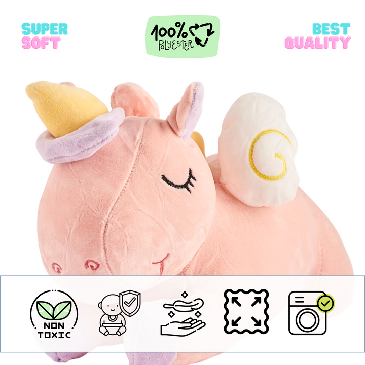 Sleeping Unicorn Soft Toy - 32 cm
