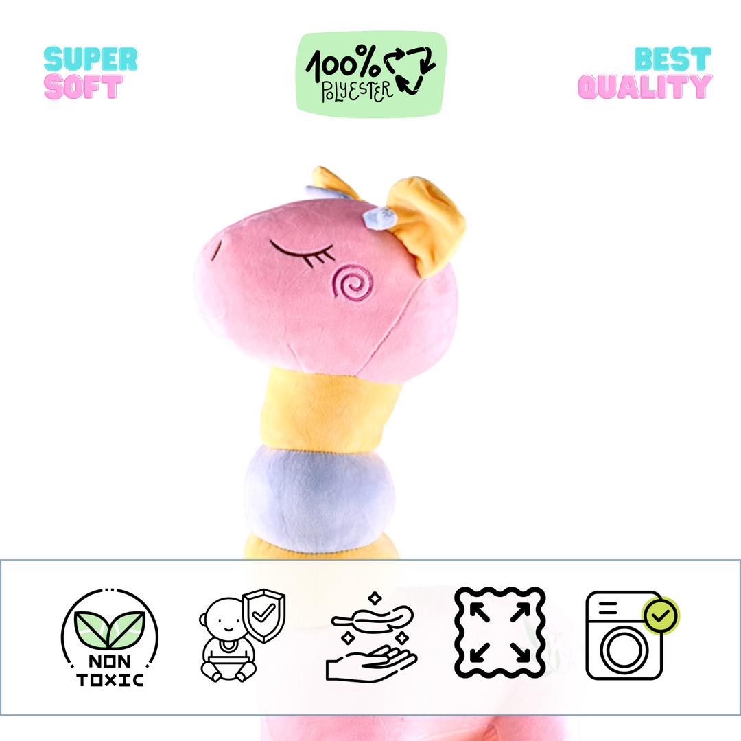 non toxic, safe for kids, soft feel, stretchable and machin washable stuffed animal soft toy