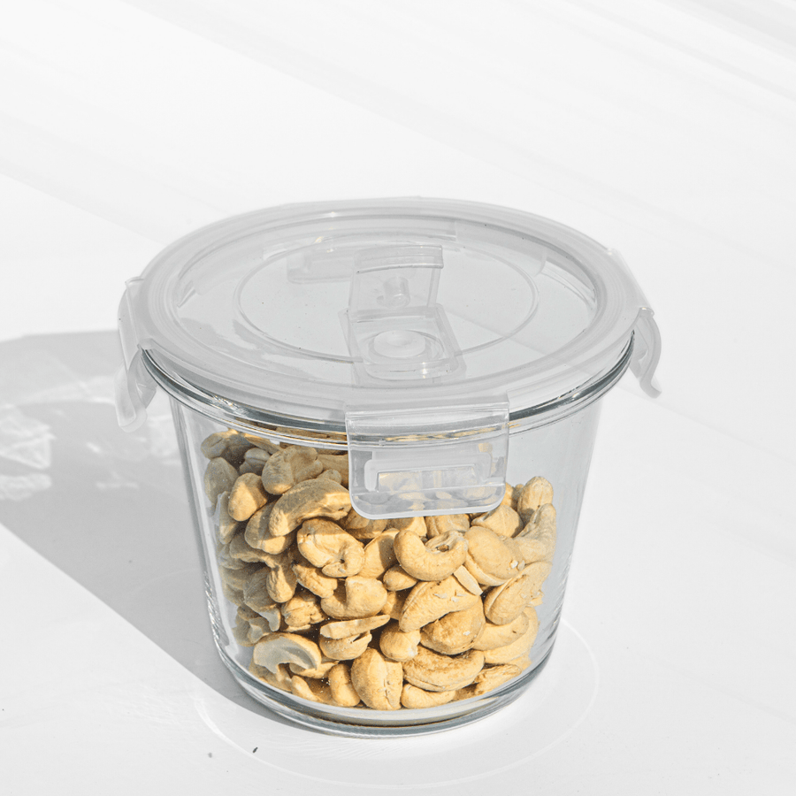 Airtight Glass Container – Stylish, Safe & Leakproof! Food Storage