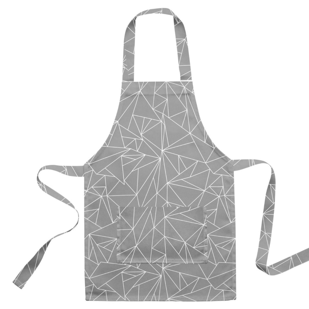Apron - Grey Triangles Aprons