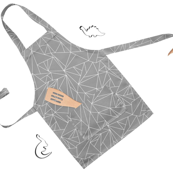 Apron - Grey Triangles Aprons