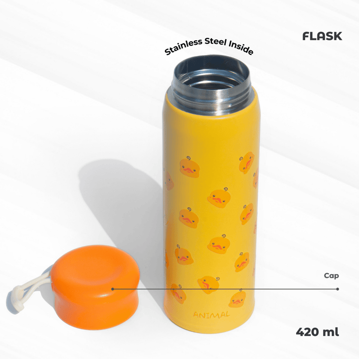 Besties Animal Flask | 420ml | Leakproof & Cute Flasks