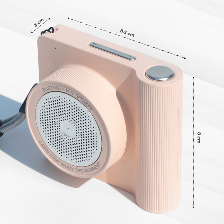 Bluetooth Camera Mini Speaker | Cute & Quirky Soundbox Speakers