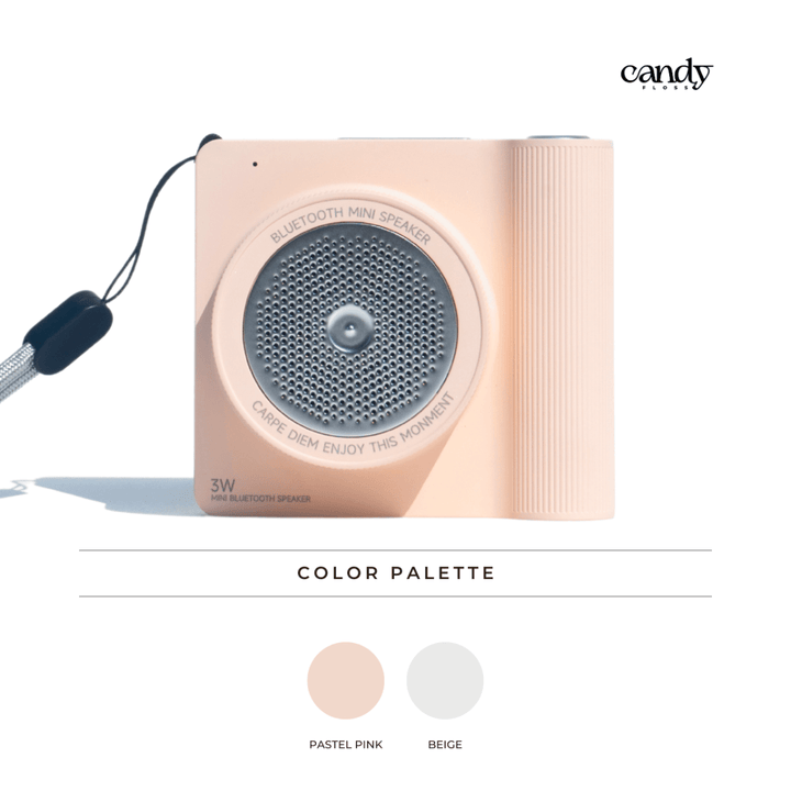 Bluetooth Camera Mini Speaker | Cute & Quirky Soundbox Speakers