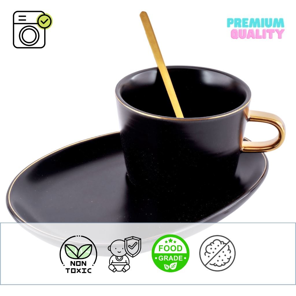 Classic Cup & Saucer Luxe Mugs