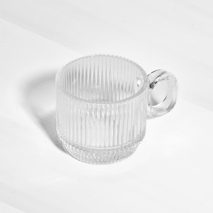 Classic Luxe – 12 - Piece Textured Tea Cup Set Cup and Saucer