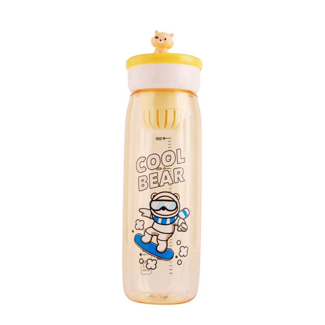 Cool Bear Water Bottle with Infuser Plastic Bottle