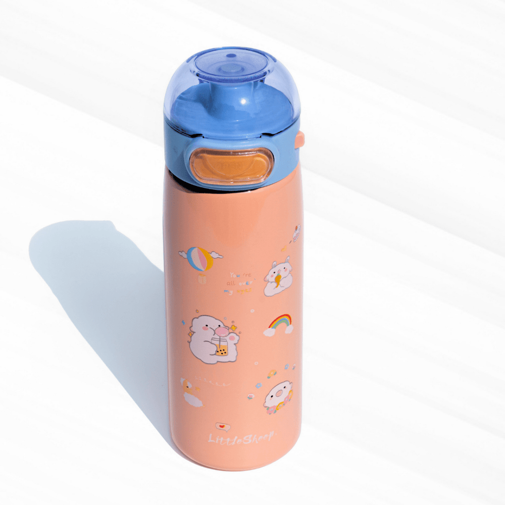 Cute Cartoon Printed Flask | Leakproof & Portable Flasks