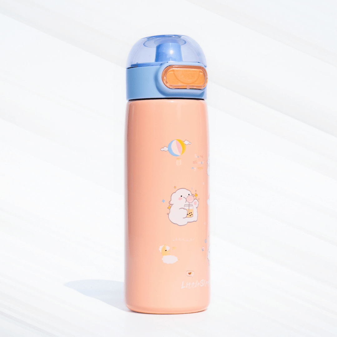 Cute Cartoon Printed Flask | Leakproof & Portable Flasks