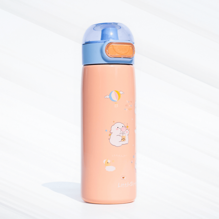 Cute Cartoon Printed Flask | Leakproof & Portable Flasks