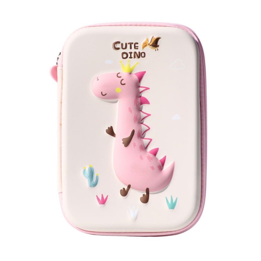 Dino Double Sided Pencil Case - Big Pen & Pencil case
