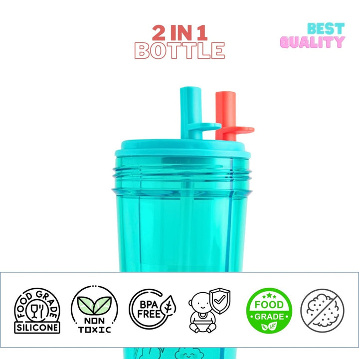Double Sipper With Cute Design Sipper