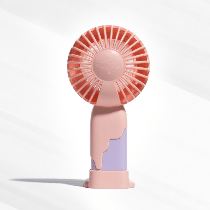 Doughnut Fan with Phone Stand - Pink Fans
