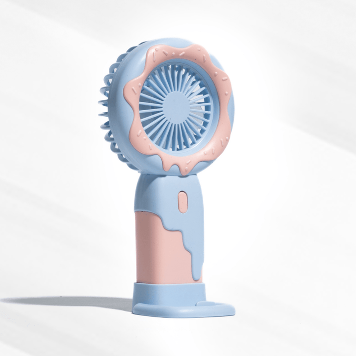 Doughnut Fan with Phone Stand - Purple Fans