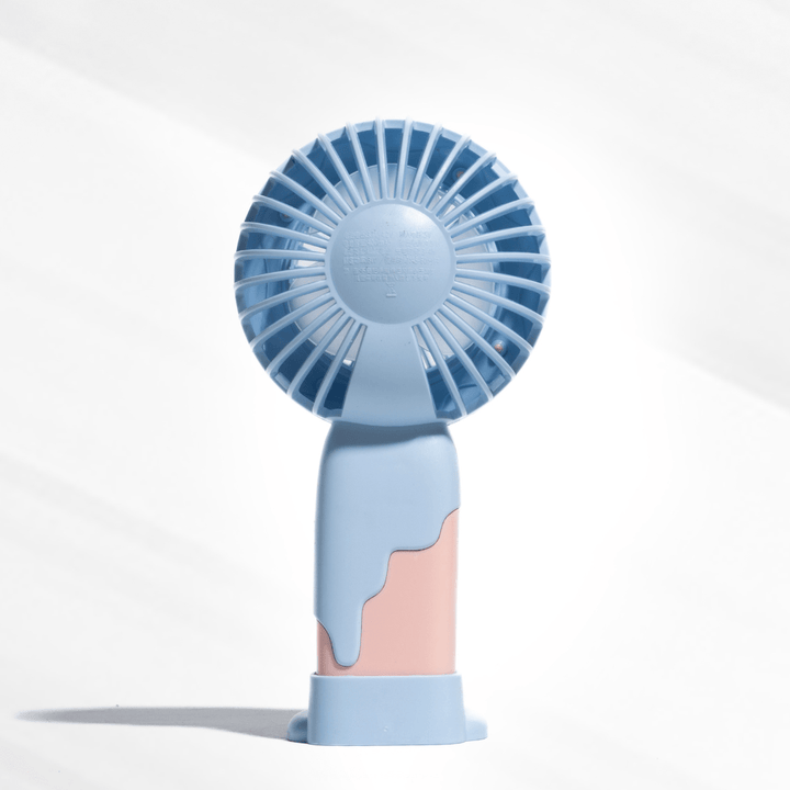 Doughnut Fan with Phone Stand - Purple Fans