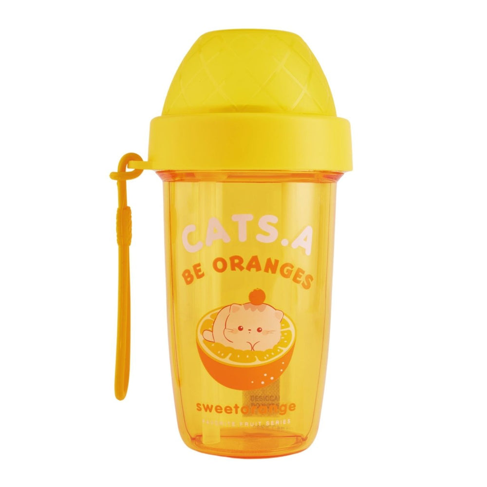 Dual Delight: 2 - in - 1 Sipper Bottle with Cute Prints Sipper