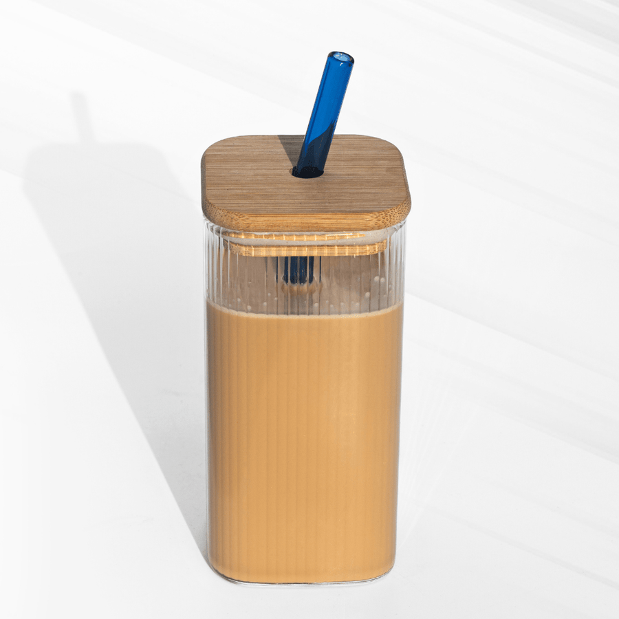 Eco - Friendly Mini Glass Sipper masson jar