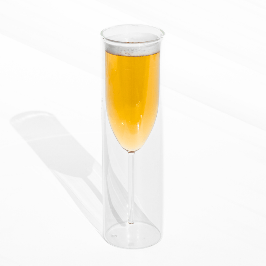 Elegant Double - Wall Champagne Glass Glass