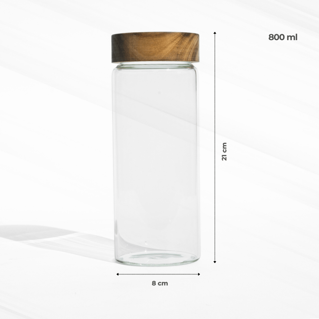 Elegant High Borosilicate Glass Jars | Premium & Air - Tight JAR