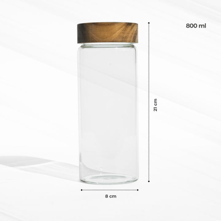 Elegant High Borosilicate Glass Jars | Premium & Air - Tight JAR