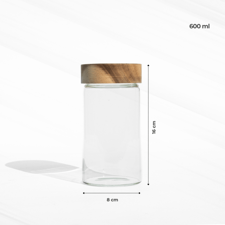 Elegant High Borosilicate Glass Jars | Premium & Air - Tight JAR