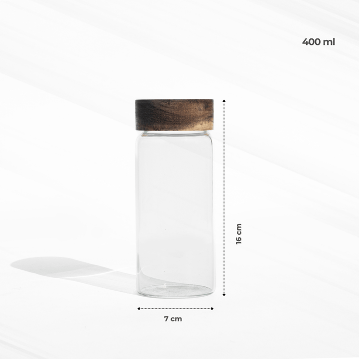 Elegant High Borosilicate Glass Jars | Premium & Air - Tight JAR