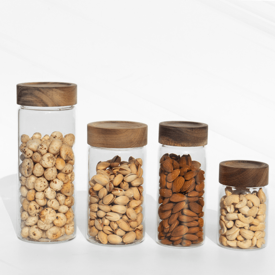 Elegant High Borosilicate Glass Jars | Premium & Air - Tight JAR