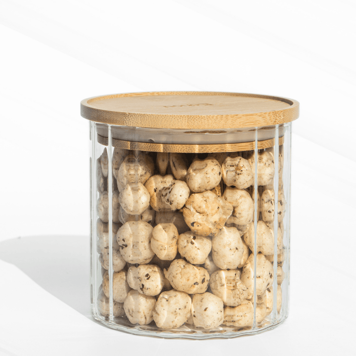 Fluted Food Storage Jar | Premium Airtight Glass Jar JAR