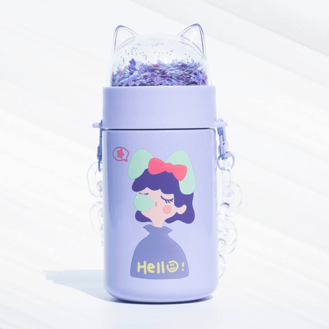 Glitter Pastel Stainless Steel Flask | 280ml Flasks