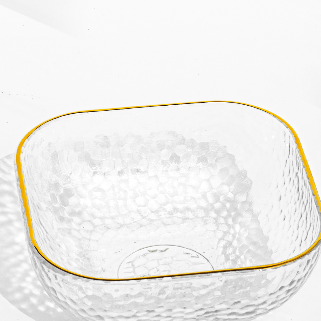 Golden Touch – Luxe Glass Bowl Bowls
