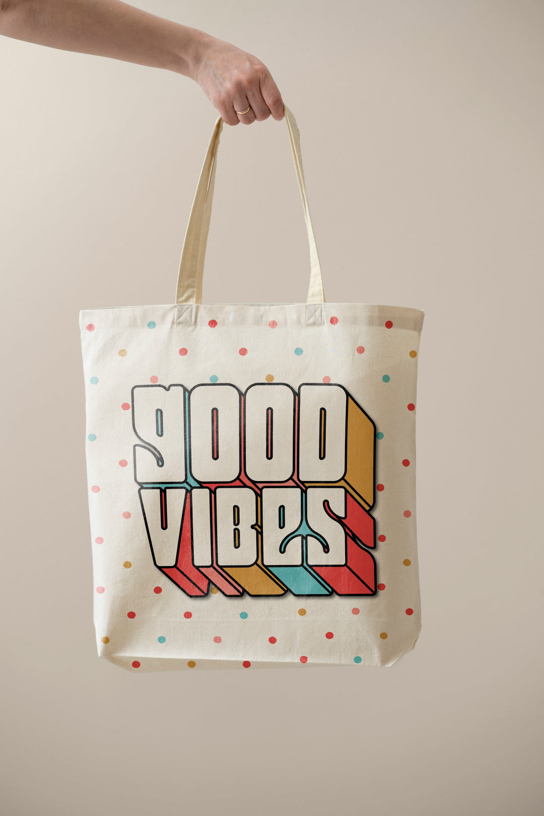 Good Vibes - Tote Bag Lunch Boxes & Totes CandyFlossstores 